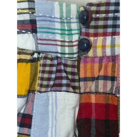 Crewcuts by J. Crew Girls' Patchwork Sleeveless 100% Cotton Dress Sz M 4-5 FLAW - Picture 10 of 15